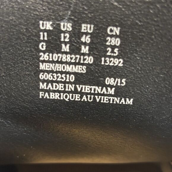 Clarks Desert Boot 12 M Men's Chukka Black Charles F. Stead Leather Upper W/Box - Picture 13 of 16